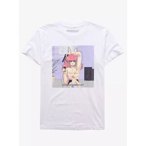 Get Lost Perv Anime Master System Graphic T-Shirt White Small Retro Gaming‎ Tee